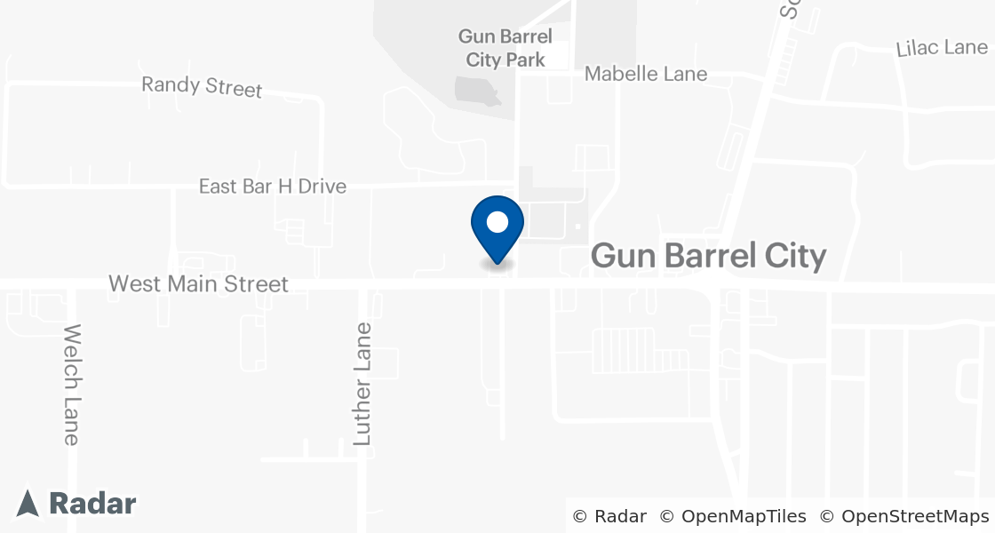 Map of Dairy Queen Location:: 334 W Main St, Gun Barrel City, TX, 75156-5301